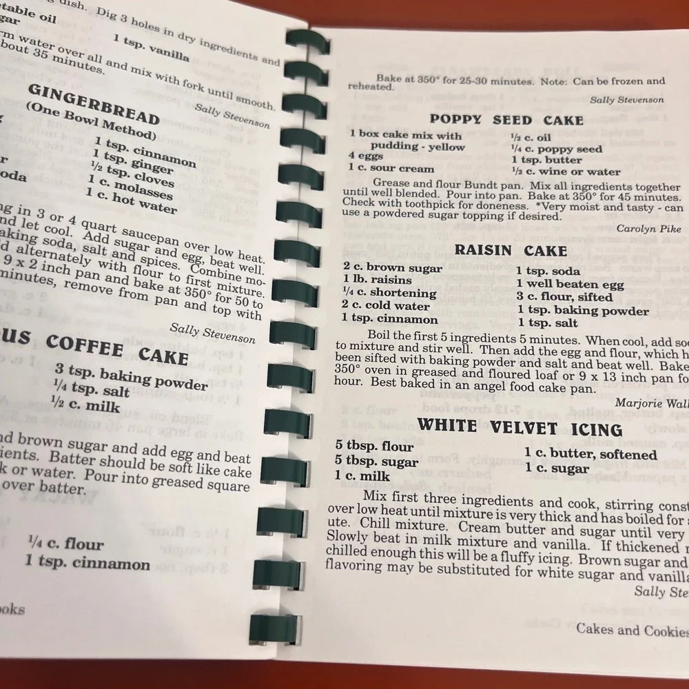 Evergreen Community Cooks Cookbook 1998 Silverton Oregon School Spiral